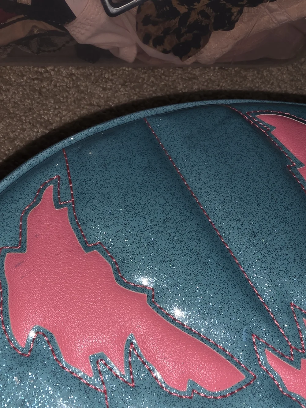 Love Pain And Stitches Pink And Blue Pumpkin Kult Bag